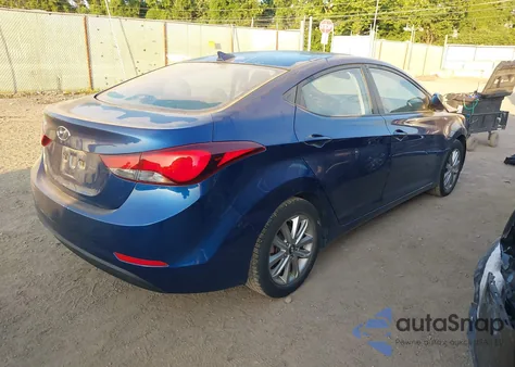 2016 Hyundai Elantra Se из США, поврежденный, VIN 5NPDH4AE1GH790191